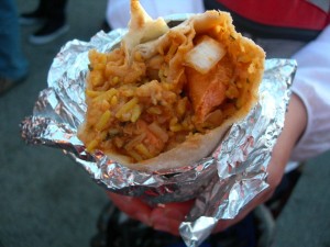 Chicken tikka masala burrito, Curry Up Now